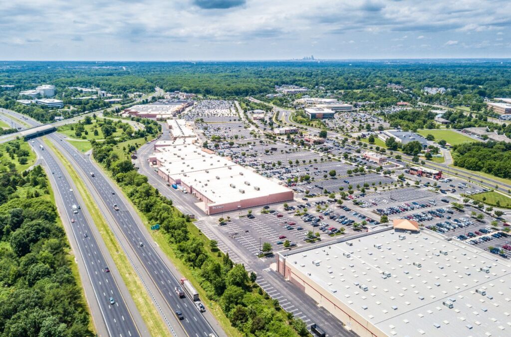 A large trucking hub supported by DEF Delivery by Exhaustfluid, ensuring a steady supply of Diesel Exhaust Fluid for smooth and efficient fleet operations.