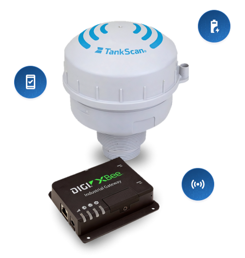 TankScan and Digi XBee Industrial Gateway ensuring uninterrupted diesel exhaust fluid supply with smart fuel monitoring and wireless connectivity.