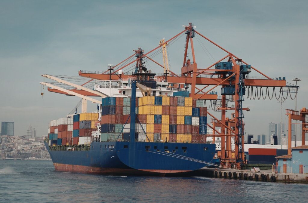 Marine supply specialist inspecting AUS40 transfer equipment and storage procedures onsite. AUS40 Marine Supply near me.