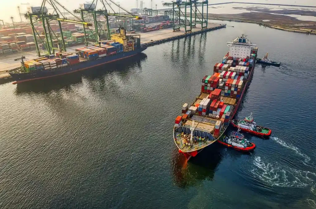 Commercial vessel receiving AUS40 Marine Supply in Norfolk, VA for SCR equipped marine operations.