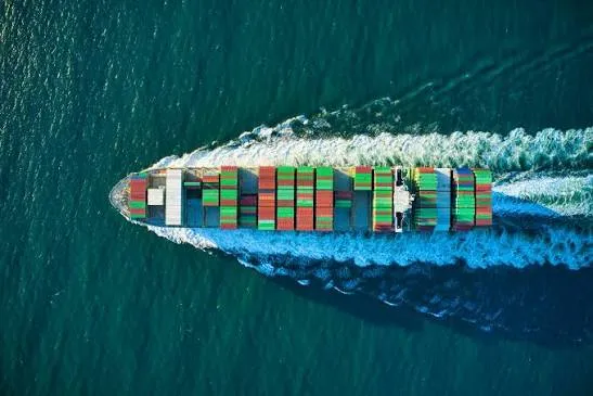 Bulk AUS40 transfer supporting a marine vessel along the Houston Ship Channel.
